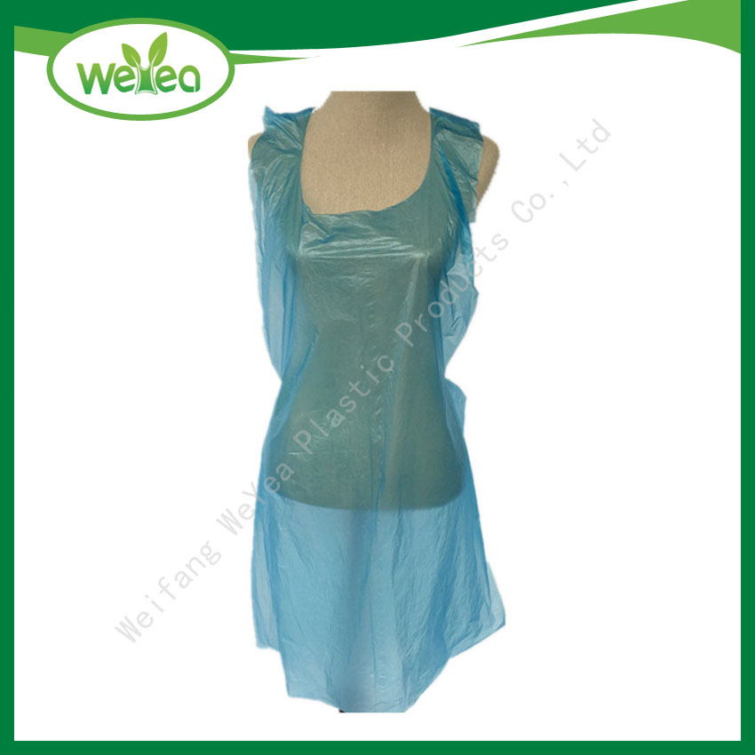 Hygiene Disposable Colorful Plastic Apron