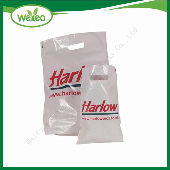 Disposable Die Cut Handle Bags