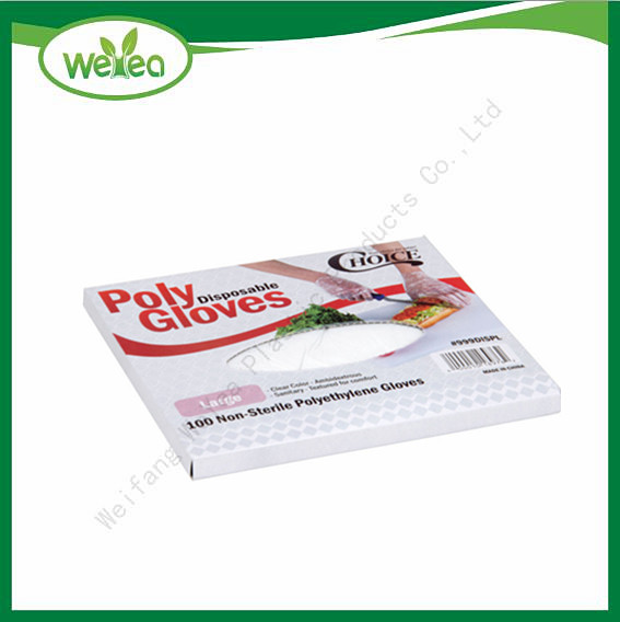 Biodegradable Plastic Disposable Poly Gloves